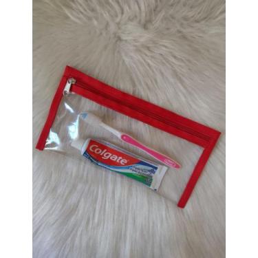 Imagem de Necessarie kit higiene pessoal - Plástico cristal transparente , Verme