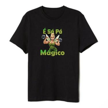 Imagem de Camiseta Academia Sininho Divertida Frase Engraçada Feminina - Fenix c