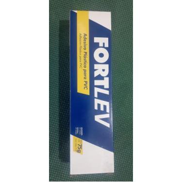 Imagem de Cola plástica em bisnaga, 75g , para tubos e conexões de PVC - Fortlev