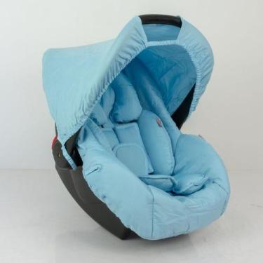 Imagem de Kit capa de bebê conforto e redutor - azul claro - ALAN PIERRE BABY