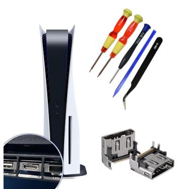 Imagem de Eaglewireless 2PACK HDMI Port Socket Connector for Sony Playstation 5 PS5 Socket Jack Interface Connector Replacement for PS5 Console with Tools