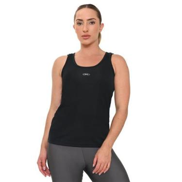 Imagem de Regata Essential Olympikus Feminina, Preto, GG