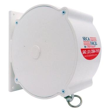 Imagem de Varal De Parede Recolhível Seca Fácil 30M Trevisan Branco