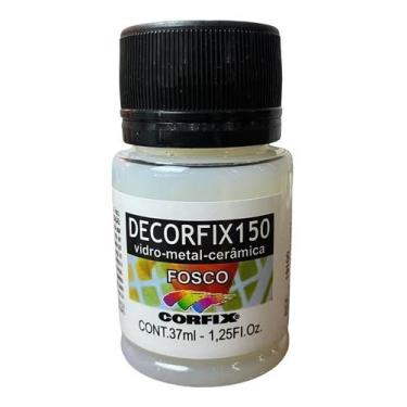 Imagem de Tinta Decorfix 150 Fosco 37ml 300 Base Incolor Corfix