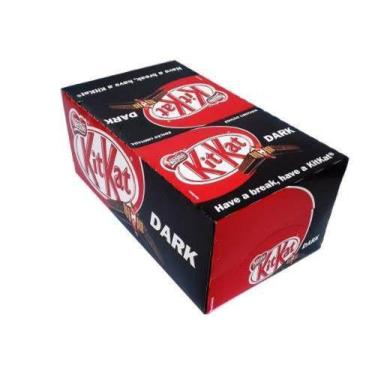 Imagem de Chocolate Kit Kat Dark Meio Amargo C/24un - Nestlé
