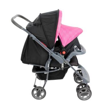 Imagem de Carrinho de bebê Topázio Travel System reclinável e dobravel com 5 pos