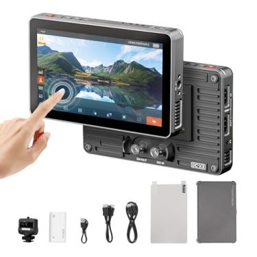 Imagem de VILTROX Monitor de câmera DC-X3 Touchscreen FHD IPS, 2000 nits 4K SDI HDMI in/out, kit de monitor de campo de vídeo com para-sol, LUT 3D, forma de onda, ferramentas de histograma e vetorial, preto