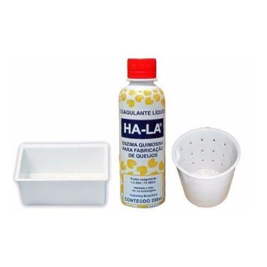 Imagem de Coalho 200ml + 1 Forma Mussarela 1kg + 1 Forma Frescal 500g - COMBO