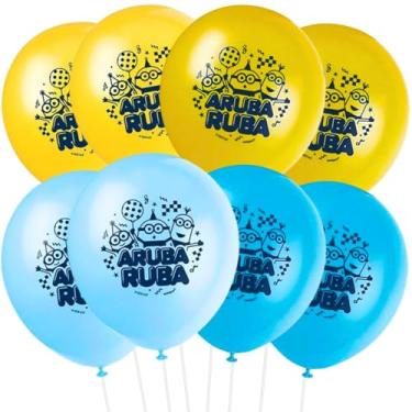 Imagem de Balões de látex Meu Malvado Minions de 30,5 cm, 8 unidades