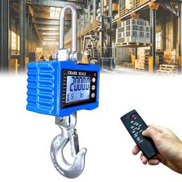 Imagem de FITHOIST Balanças Suspensas Peso Digital, Balança de Guindaste de 2.000 Libras com Controle Remoto, Balança Industrial Resistente de Alta Precisão com Certificação Ce para Fazenda, Veado, Caça, Constr