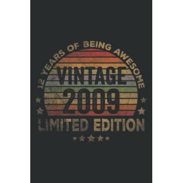 Imagem de 12 Year Old Gifts Vintage 2009 Limited Edition 12Th Birthday Nice: Lined Notebook: 6" x 9", 100 Pages, Notebook Journal For Lady, Girls And Women Blank Lined Notebook Journal Gift Ideas.