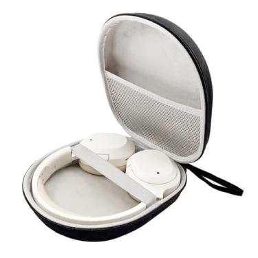 Imagem de MOONPRO Capa compatível com fones de ouvido Sony WH-CH720n/WH-CH520/WH-CH710N/WH-CH700N WH-1000XM5/WH-1000XM4/XB900N, jlab jbuds Luxe ANC sem fio com cancelamento de ruído extra graves (preto)