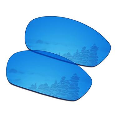 Imagem de SmartVLT Lentes de substituição masculinas azuis HD para óculos de sol Oakley Whisker