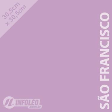 Imagem de Papel 180 gramas 30,5x30,5cm São Francisco (Lilás) Color Plus - 10 uni