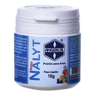 Imagem de Nalyt Baby 10g Amgercal Premix Vitamina Filhotes De Pássaros