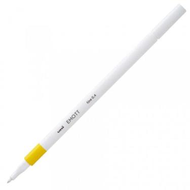 Imagem de Caneta Uni-ball Emott Hidrografica Extra Fina 0.4mm - Uniball, Amarelo