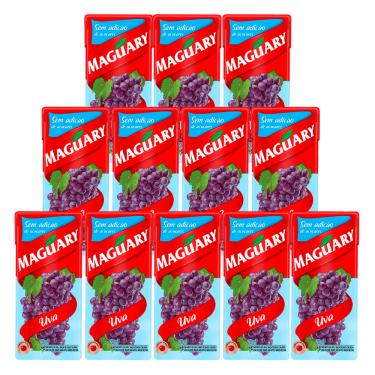 Imagem de Suco Maguary Light Uva Sem Açúcar 200ml 12 Unidades
