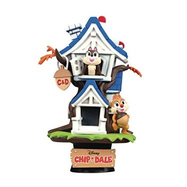 Imagem de Beast Kingdom Disney's Chip 'N' Dale Treehouse Ds-028 D-Stage Series Statue, Multicolor