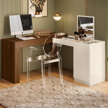 Imagem de Gabinete Toucador Caelum Freijo Off White
