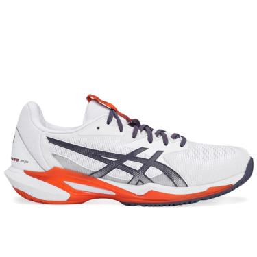 Imagem de Tênis Asics Solution Speed FF 3 - All Court - Branco Lilás e Laranja-42