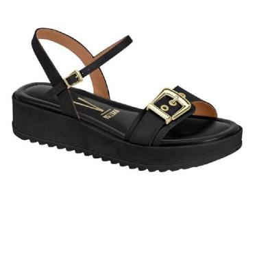 Imagem de Sandalia vizzano papete plataforma ref 6492.322.7286, 37, Preto