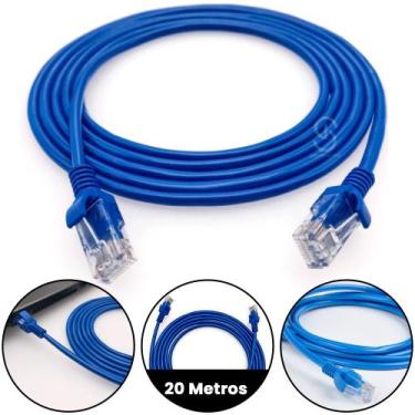 Imagem de Cabo LE-306 RJ45 Série Conector de Rede WIFI 20 Metros - IT-BLUE