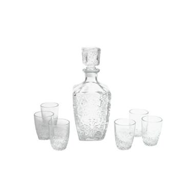 Imagem de Dédalo Licoreira/Copos Licor Vidro 7 Peças Bormioli Rocco Transparente