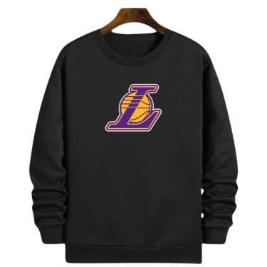 Imagem de Blusa Moletom Gola Basquete LA Los Angeles Laker Basketball