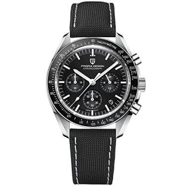 Imagem de Pagani Design 1701 V6 Moon Relógio de Pulso Homage Masculino, Quartzo, Cronógrafo VK63 Movimento Aço Inoxidável, Estrutura 100 m Impermeável, Fashion, Relógio Esportivo