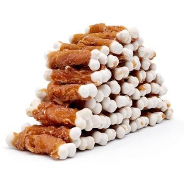 Imagem de Petiscos para Cães MON2SUN - Osso de Cálcio com Frango (56 Unidades)