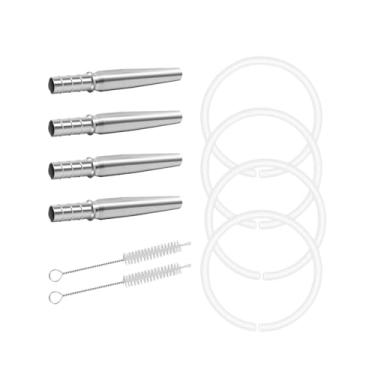 Imagem de Generic 4 Conjunto de xarope de bordo kit de tapping, 4 peças Torneiras de bordo Spiles de alto desempenho 4pcs Tubulação de xarope com escovas de limpeza