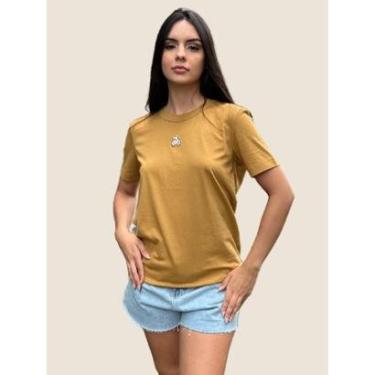 Imagem de Camiseta Feminina Comfort Básica Digby Colcci Jeans Cor:;Tamanho:M-Feminino