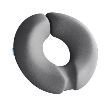 Imagem de MOONYOOY Almofada de assento de donut para alívio da dor no cóccix, travesseiro de hemorróidas, pós-cirurgia, gravidez pós-parto, dor nas costas, quadril e anel de donut, suporta confortavelmente 109