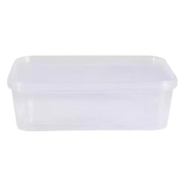Imagem de Pote Retangular 350ml com Lacre/Lacre Facilitador Abertura da Tampa - Prafesta (10)
