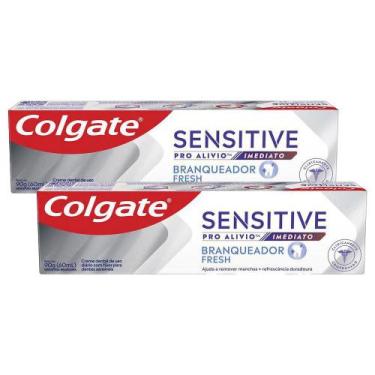 Imagem de Kit C/ 2 Cremes Dentais Colgate Sensitive Pro-Alívio Imediato Branquea