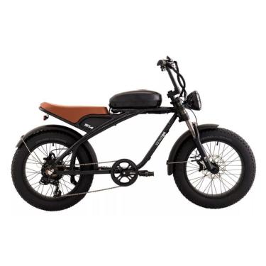 Imagem de Bicicleta Elétrica Street Go S14 Aro 20 750w 960wh Preto Preto