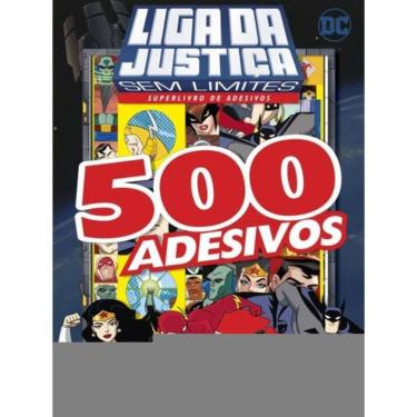 Imagem de Liga da Justica Sem Limites - Superlivro Adesivos - 500 Adesivos