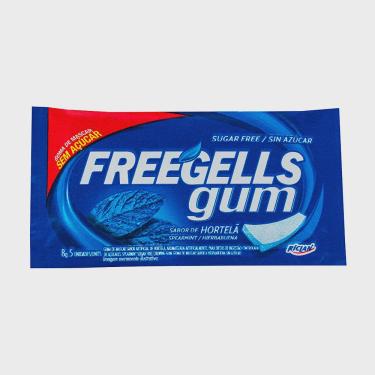 Imagem de Chiclete Freegells Gum Hortelâ Sem Açúcar com 8g