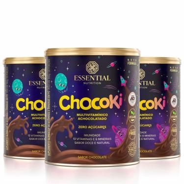 Imagem de Kit 3unid Chocoki - Achocolatado Vitaminado (300g) - Essential