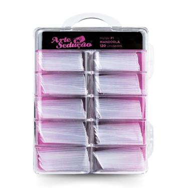 Imagem de Molde F1 Mandorla Unhas De Gel Acrigel Arte Sedução, 120 Und