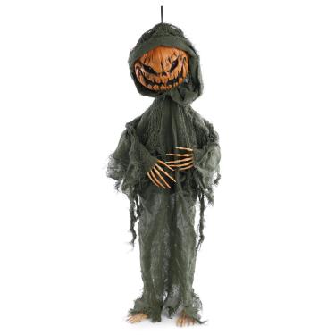 Imagem de Boneco abobora com capuz 90CM luz/som/movimento - halloween