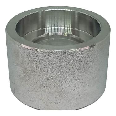 Imagem de Luva de Redução Aço Inox 304/L 3000# A182 Rosca npt 2 x 1