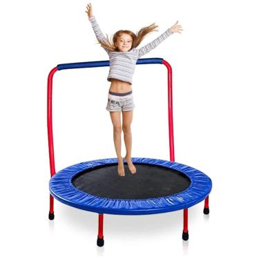 Imagem de Cama Elastica Infantil Capacidade até 70 kg e Tamanho , KEWLTAX, Vermelho e Azul