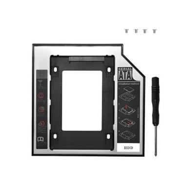 Imagem de Adaptador Caddy 9.5Mm Segundo Hd Ssd Sata 2.5 Notebook - Aquilae