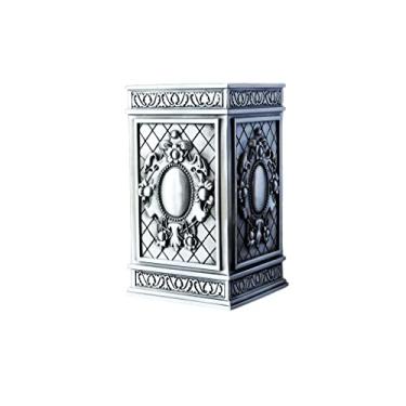 Imagem de Porta-lápis de caneta, porta-canetas, suporte de lápis de metal para mesa, escritório, organizador de canetas, porta-lápis, pote de maquiagem, feito à mão, organizador de lápis, pote (cor: prata)