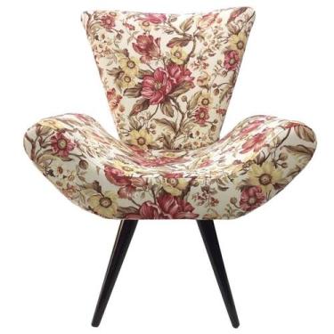 Imagem de Poltrona e Puff Elegance Pé Palito Impermeável Cambuci - Sua Casa Deco