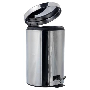 Imagem de Lixeira Redonda Base Alta com Pedal