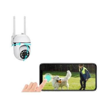 Imagem de Câmera de Segurança WiFi Inteligente com Áudio Bidirecional e Moviment