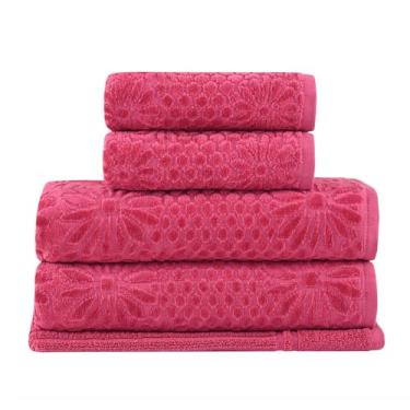 Imagem de Buddemeyer Jogo de Toalhas Amanhecer Gigante Rosa 5 peças