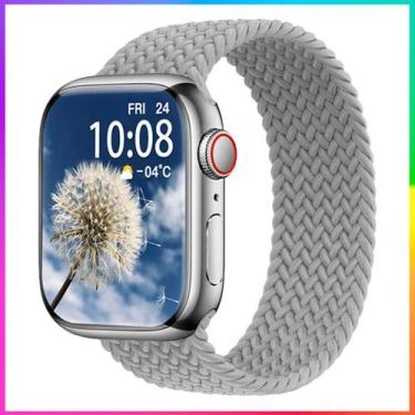 Imagem de Smartwatch Watch 9 Cinza ProMax Amoled NFC + 3 Pulseiras GPS Traking +